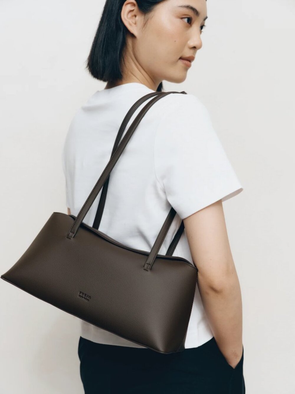 NWT Freja Mini Chrystie Bag in Espresso